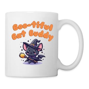 Boo-tiful Bat Buddy - Chemise d’Halloween mignonne 2024 - Mug blanc - blanc - Droite