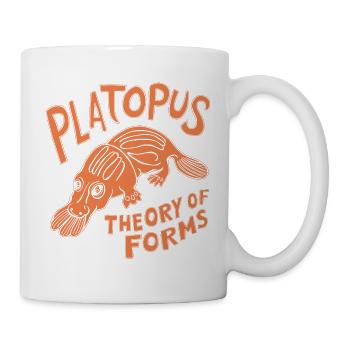 Theory of Forms - Platopus Design - Tasse - Weiß - Rechts