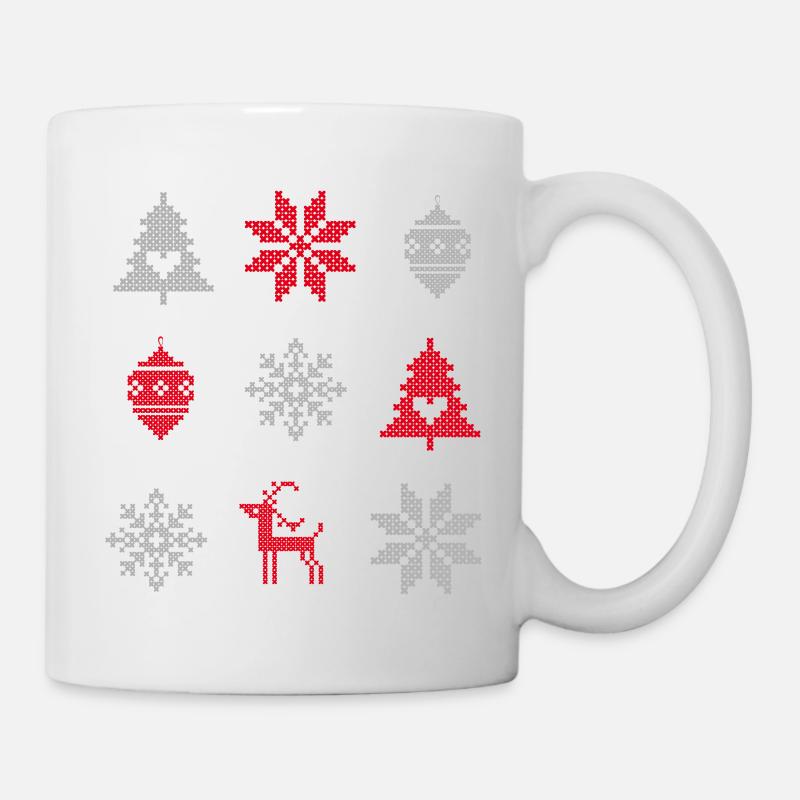 Advent - Tasse - Weiß