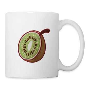 Embroidered Kiwi - Mug - white - Right