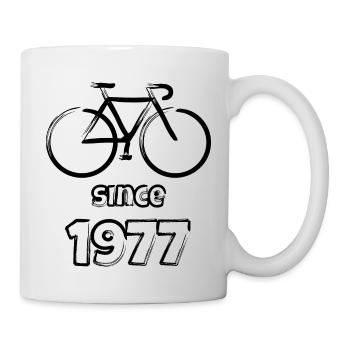 Since 1977 black !! - Mug - white - Right