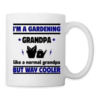 Je suis un grand-père jardinier - Mug blanc - blanc - Droite