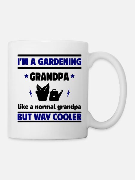 Ich bin ein Gartenopa - Tasse - Weiß