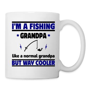 I'm a fishing grandpa - Mug - white - Right