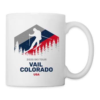 Vail Colorado, USA 2025 Ski Tour Clothing - Mug - white - Right