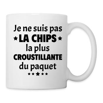 Pas la chips la plus craquante du paquet - Mug blanc - blanc - Droite