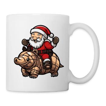 Armadillo Santa Claus - Mug - white - Right