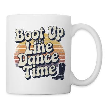 Style cow-boy pour les amateurs de danse en ligne - Mug blanc - blanc - Droite