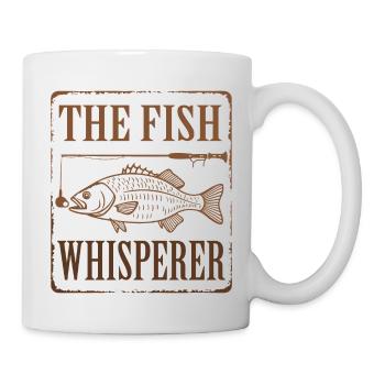 The Fish Whisperer Funny Fishing Lake - Mug - white - Right