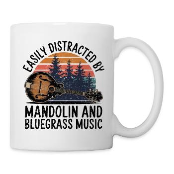 Leidenschaft für Bluegrass-Klänge - Tasse - Weiß - Rechts