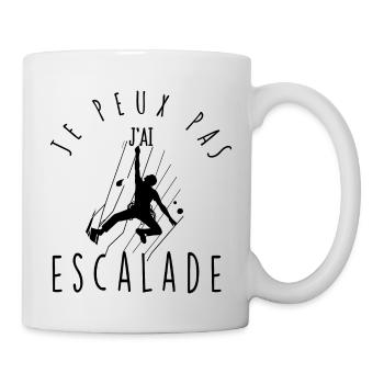 I can't, I climbed. - Mug - white - Right