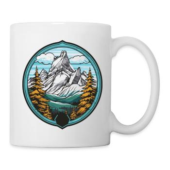 berge - Tasse - Weiß - Rechts