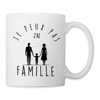 Ich kann nicht, ich habe Familie. - Tasse - Weiß - Rechts