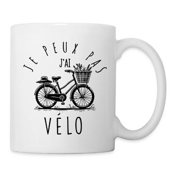 I can't, I have a bike. - Mug - white - Right
