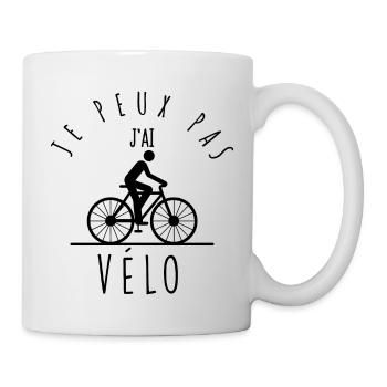 I can't, I have a bike. - Mug - white - Right