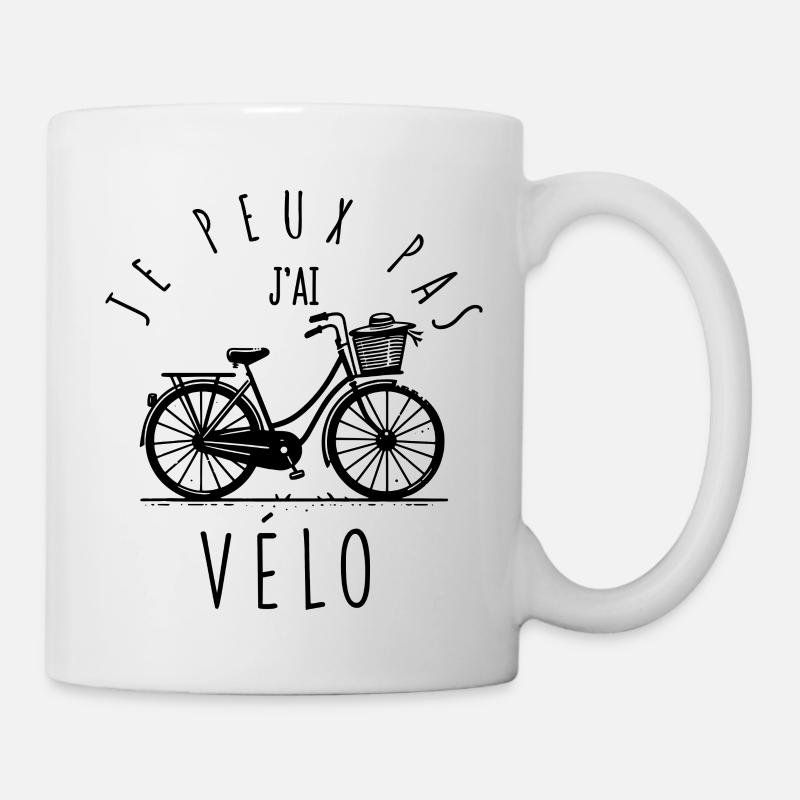 Ich kann nicht, ich habe ein Fahrrad. - Tasse - Weiß