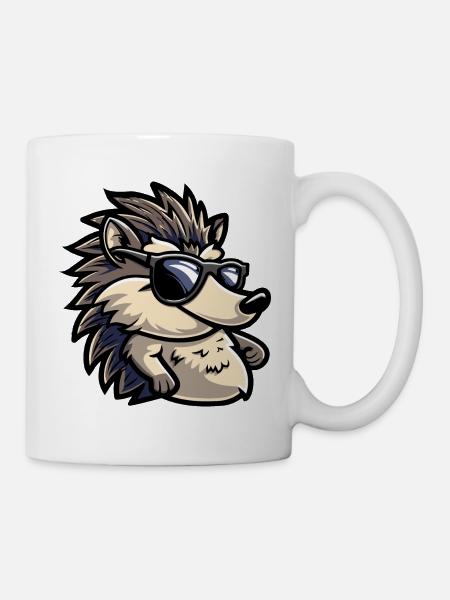 Animal hérisson - Mug blanc - blanc