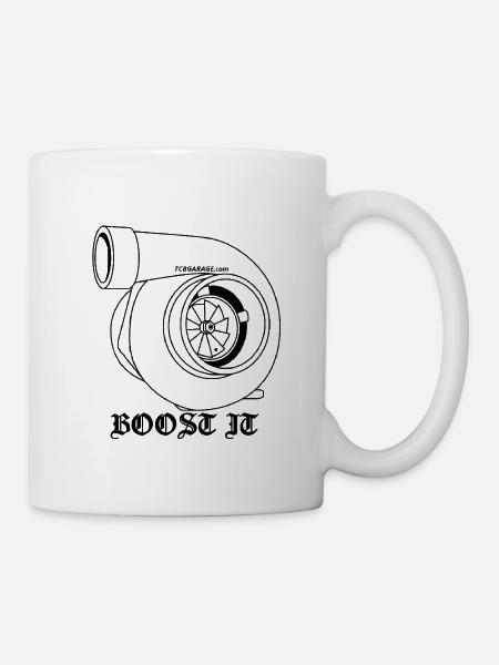 BOOST IT - Tasse - Weiß