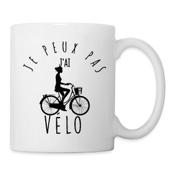 I can't, I have a bike. - Mug - white - Right