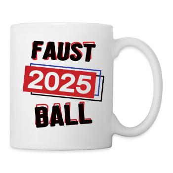 Faustball Spielerin Team Turnier Mannschaft 2025 - Tasse - Weiß - Rechts
