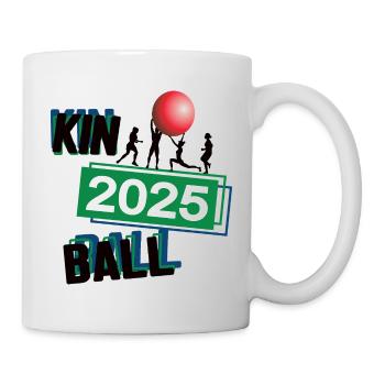 Kinball Spieler Team Turnier Mannschaft in 2025 - Tasse - Weiß - Rechts