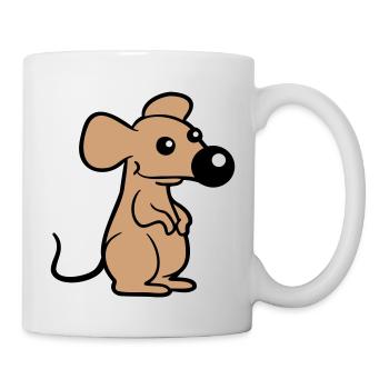 Mouse Big Nose Mouse Small Rat Rodent Cute - Mug - white - Right