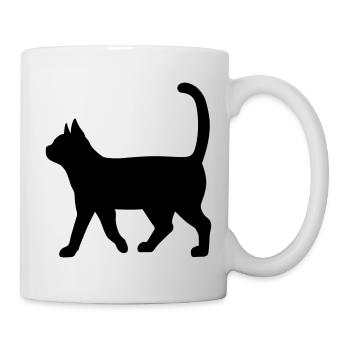 Dachshund Silhouette – Classic Dog Motif - Mug - white - Right