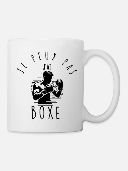 Ich kann nicht, ich habe geboxt. - Tasse - Weiß