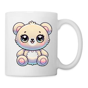 Super Cute Kawaii Baby Bear - Tasse - Weiß - Rechts