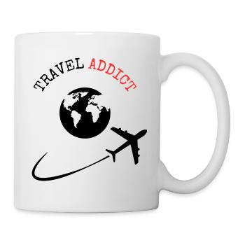 Travel Addict - Mug - white - Right