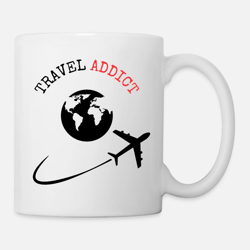 Reisesüchtiger - Tasse - Weiß