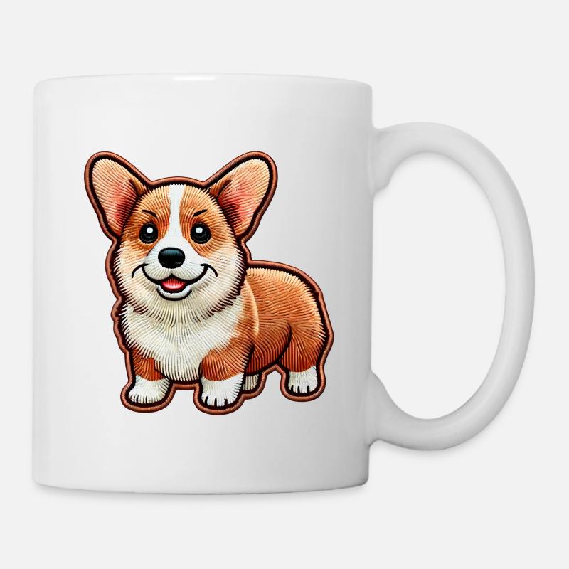 Corgi - Tasse - Weiß
