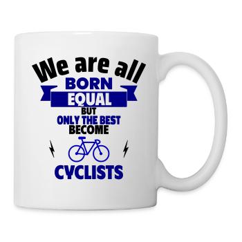 Father's Day Gift – Only the Best Cyclists - Mug - white - Right