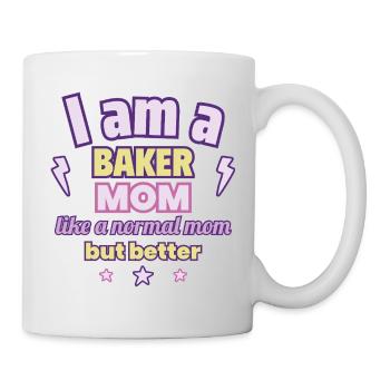 Mom Baker, cadeau de fête des mères - Mug blanc - blanc - Droite