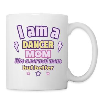 Danseuse Maman, Cadeau de Fête des Mères, Danse - Mug blanc - blanc - Droite