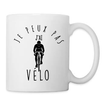 I can't, I have a bike. - Mug - white - Right