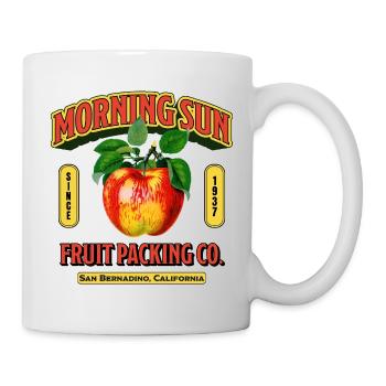 Morning Sun Fruit Label - Tasse - Weiß - Rechts