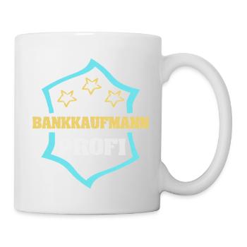 Banquier comme profession - Mug blanc - blanc - Droite