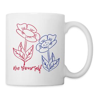 be yourself - Tasse - Weiß - Rechts