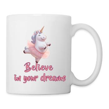 Believe dreams - Tasse - Weiß - Rechts