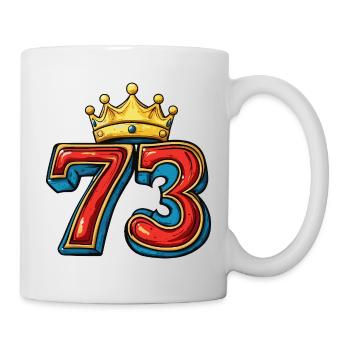 73 Number Krone - Mug - white - Right