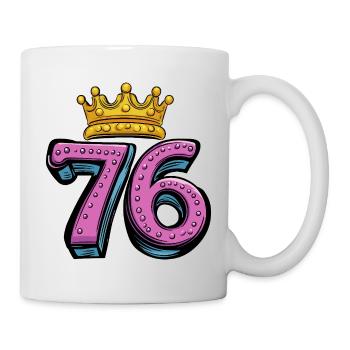 76 Number Krone - Mug - white - Right