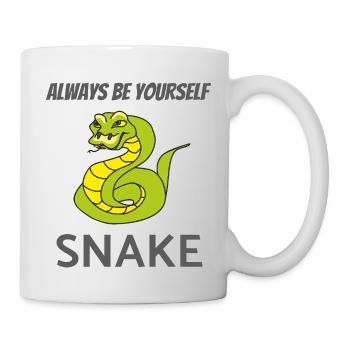 Soyez toujours vous-même SERPENT - Mug blanc - blanc - Droite