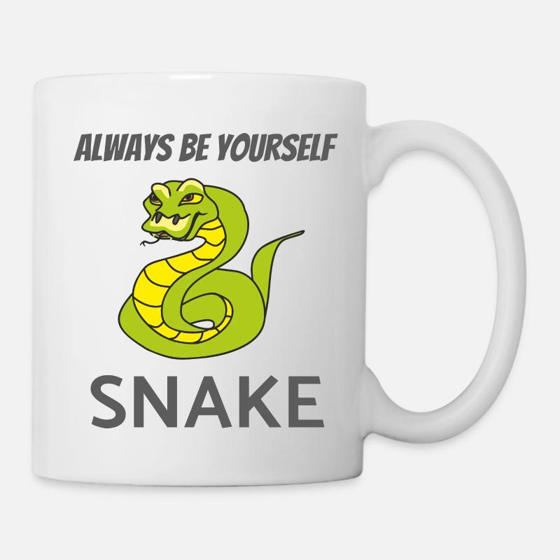 Always be yourself SNAKE - Tasse - Weiß