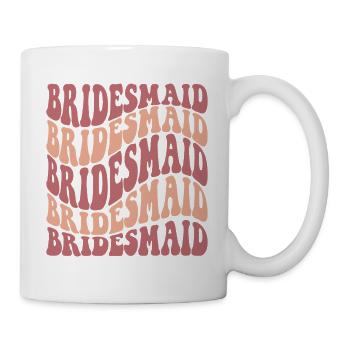 BRiIDESMAID - Brautjungfer - Tasse - Weiß - Rechts