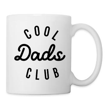 Cool Dads Club Shirt Retro Dad Father's Day - Tasse - Weiß - Rechts