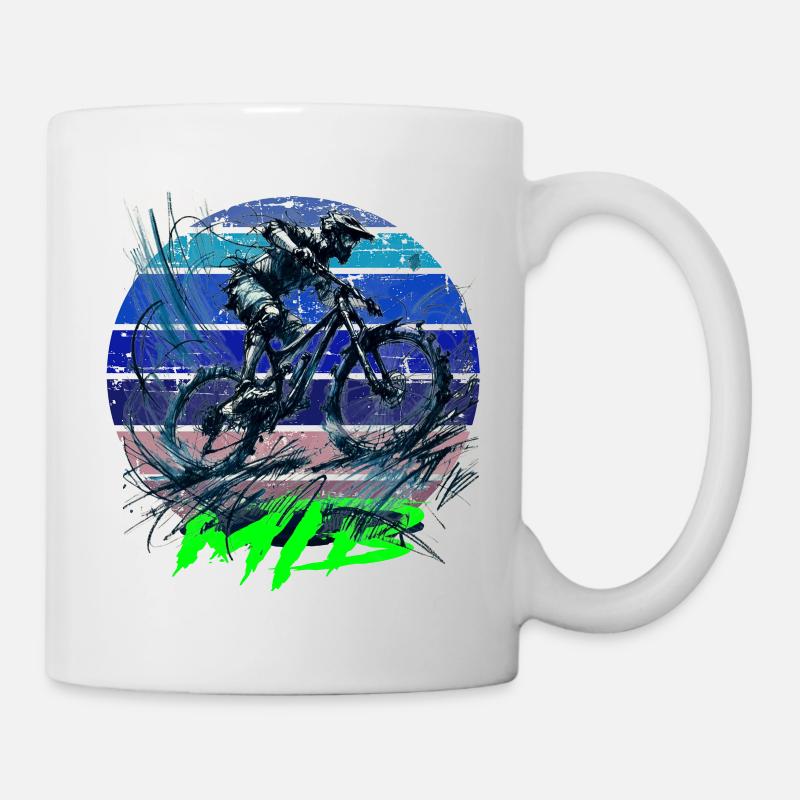 VTT - Mug blanc - blanc