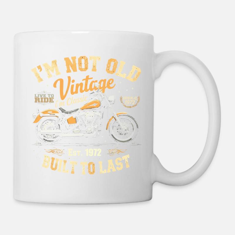 1972 Cadeau 1972 Millésime 1972 Edition limitée 1972 - Mug blanc - blanc