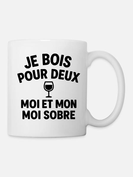 Humour Duo Moi Et Moi - Mug blanc - blanc