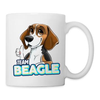 TEAM Beagle - Tricolore - Mug - white - Right